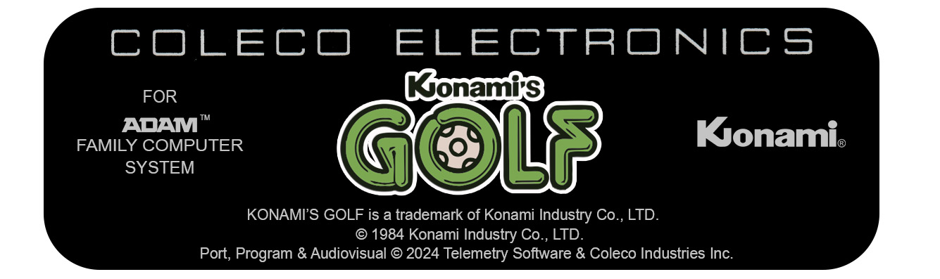 Konami Golf Floppy Disk